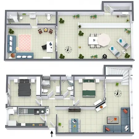 Casa Lex I Ocean & Sunrise Panorama I Steps From Dunes And I Private 50 Sqm Terrace I Pool Apartment